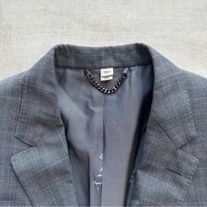 Burberry RECENT Plaid Virgin Wool Blazer - 40R
